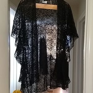 Black Lace Cover Up